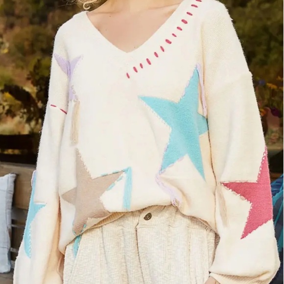 NEW 1 left ! Boho “starry Days” pullover - Picture 3 of 3